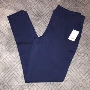 A.n.a Navy Blue Thick Leggings Size Small